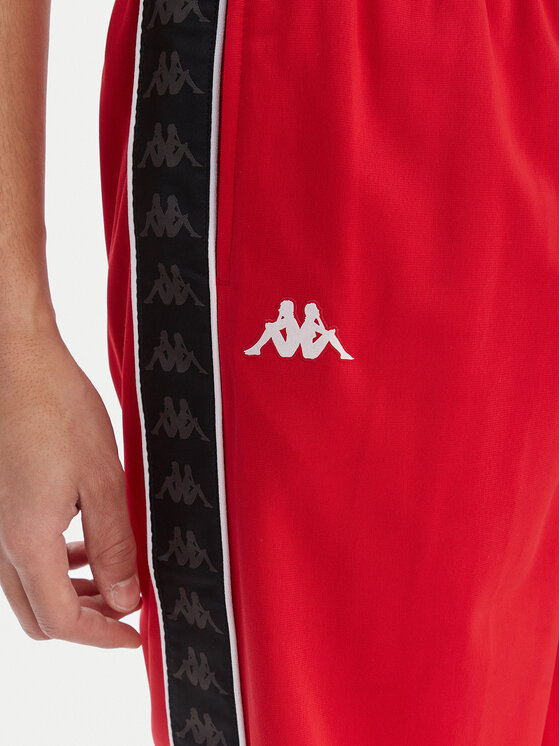 Kappa Kappa Szorty sportowe Banda Treadwellz 304KQ20 Czerwony Regular Fit