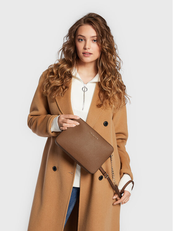 MICHAEL Michael Kors Michael Kors Ročna torba Jet Set Travel 32S4GTVC3L Rjava