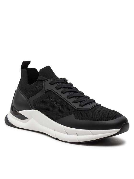Calvin Klein Calvin Klein Sneakers Low Top Lace Up Mix HM0HM00918 Nero