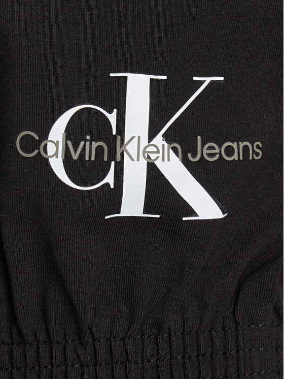 Calvin Klein Jeans Calvin Klein Jeans Vsakodnevna obleka Monogram IG0IG02473 Črna Regular Fit