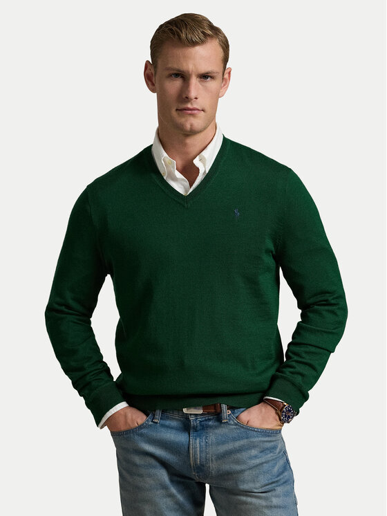 Polo Ralph Lauren Džemper 710876338013 Zelena Regular Fit