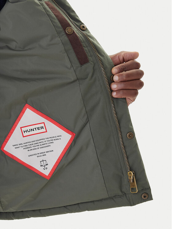Hunter Hunter Kurtka przejściowa Ardwell HARM0003252 Zielony Regular Fit