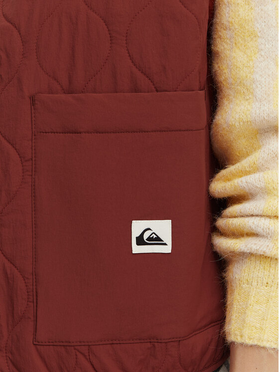 Quiksilver Quiksilver Športová vesta Kalong EQWJK03085 Čierna Boxy Fit