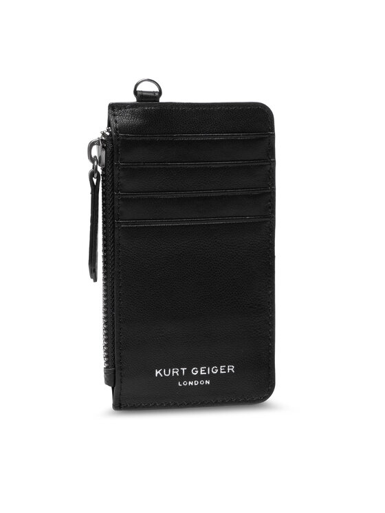 Kurt Geiger Kurt Geiger Etui na karty kredytowe Card Holder W Strap 3702200109 Czarny
