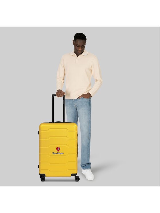 Tonino Lamborghini Tonino Lamborghini Walizka średnia 320242 Żółty