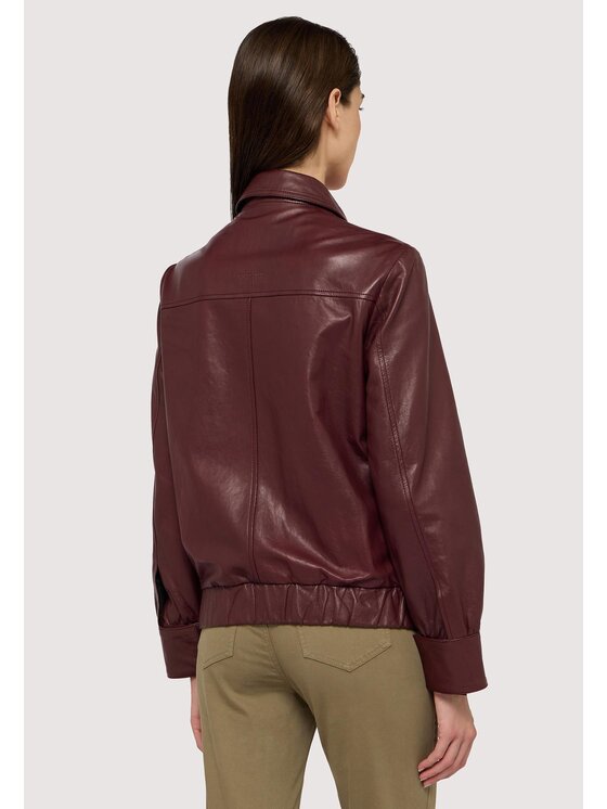 Trussardi Trussardi Giacca di pelle R357A000711N036 Marrone Regular Fit