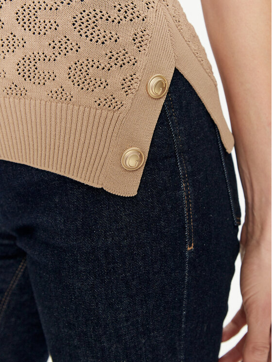 Guess Guess Džemperis Belle W4GR15 Z36O0 Bēšs Regular Fit