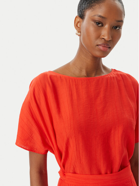 LOLA CASADEMUNT LOLA CASADEMUNT Повсякденна сукня MS2616020 Червоний Regular Fit