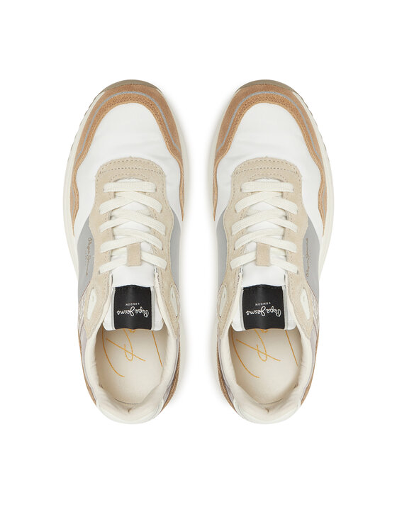 Pepe Jeans Pepe Jeans Sneakersy Kimi Glam PLS60042 Beżowy