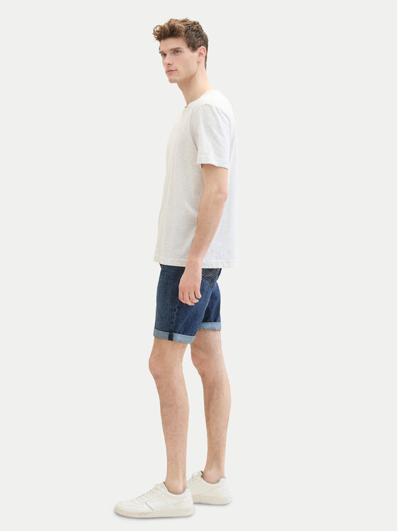 Tom Tailor Tom Tailor Szorty jeansowe 1040194 Granatowy Regular Fit