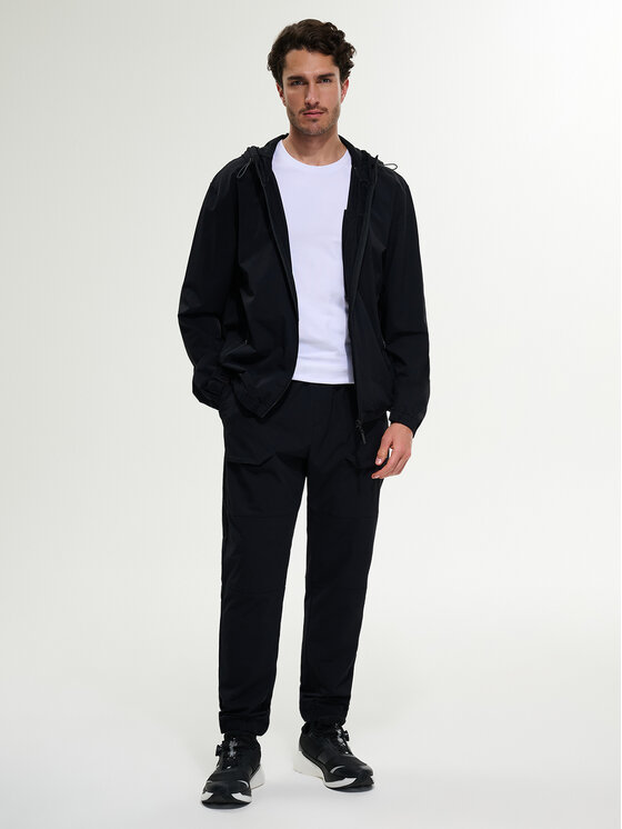 4F 4F Joggery WHEEL & WAVE Czarny Regular Fit