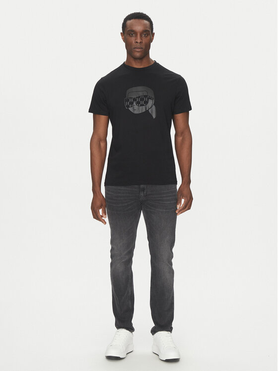 KARL LAGERFELD KARL LAGERFELD T-särk 755076 552251 Must Regular Fit