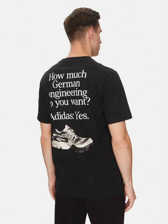 adidas adidas T-Shirt German Engineering Graphic JP1528 Czarny Regular Fit