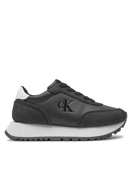 Calvin Klein Jeans Snīkeri Low Cut Lace-Up Sneaker V3A9-81004-1269 M Melns