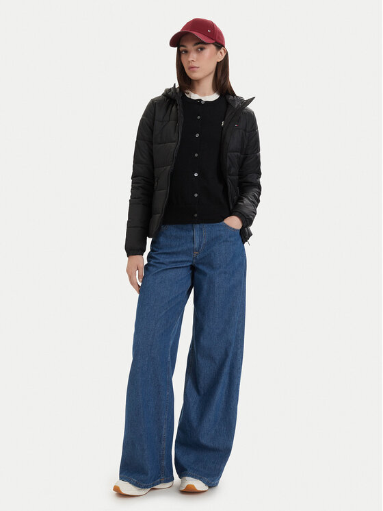 Tommy Jeans Tommy Jeans Μπουφάν μεταβατικό DW0DW20959 Μαύρο Slim Fit