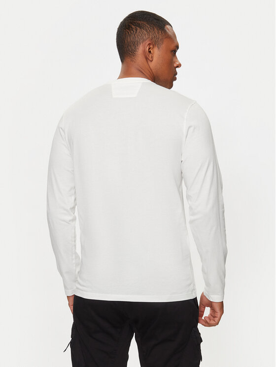 C.P. Company C.P. Company Longsleeve 16CMTS265A005100W Weiß Regular Fit