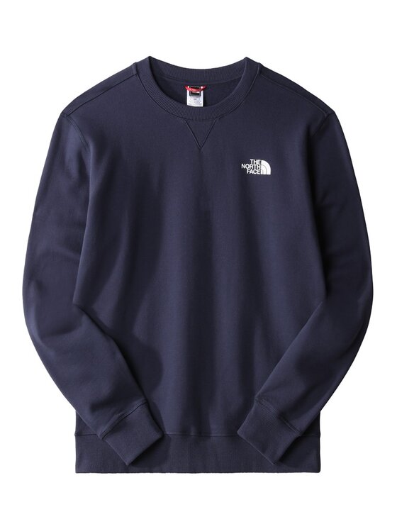 The North Face The North Face Bluza Simple Dome Crew Granatowy Regular Fit