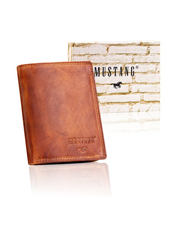 Mustang Mustang Portfel DENIMO HIGH WALLET Brązowy