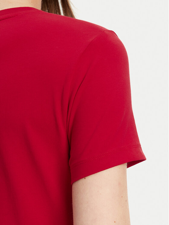 Guess Jeans Guess Jeans T-Shirt W4YI01 J1314 Κόκκινο Slim Fit