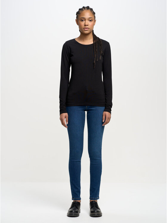 BIG STAR BIG STAR Bluzka supiclassicala_906 Czarny Slim Fit