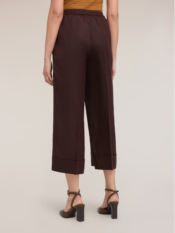 Motivi Motivi Pantaloni di tessuto P095Q004555N0V2 Marrone Over Fit