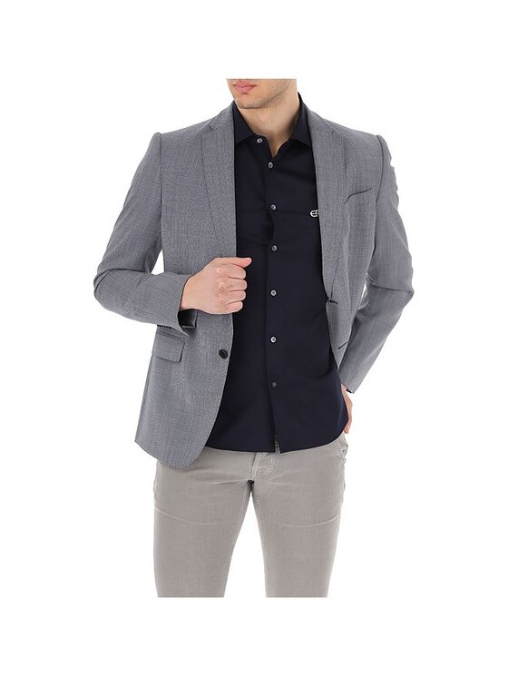 Emporio Armani Emporio Armani Košile 3L1CD4 1NBNZ Tmavomodrá Regular Fit
