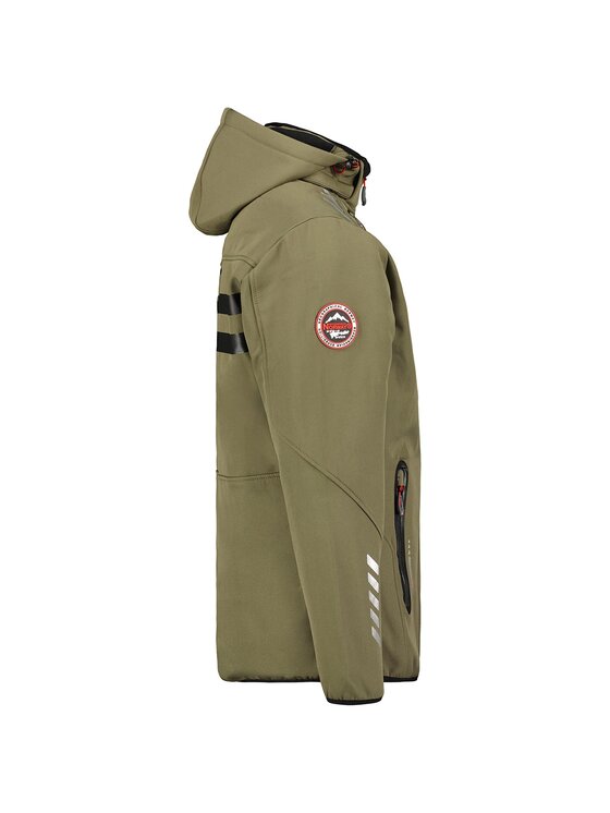 Geographical Norway Geographical Norway Kurtka softshell WY1997H/GN-Kaki / Black Zielony Regular Fit