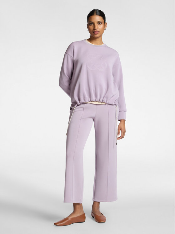 Elena Mirò Elena Mirò Felpa G878Z000531N0F9 Viola Boxy Fit