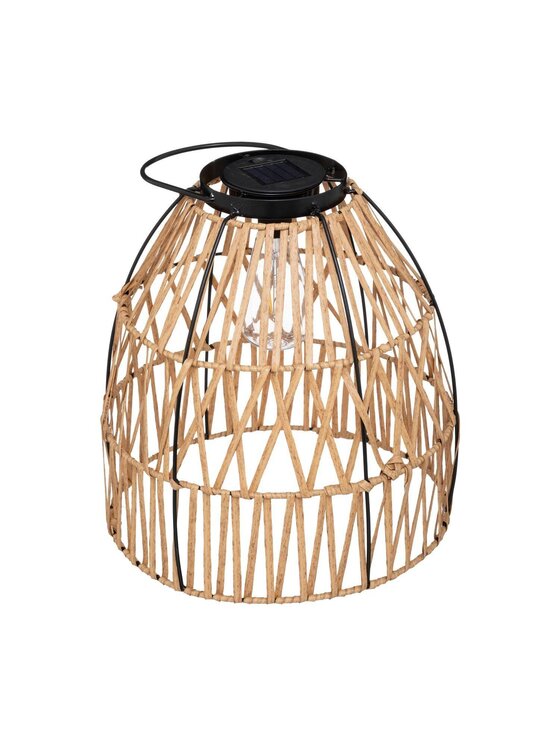 MIAhome MIAhome Lampion solarny SOLARE Brązowy