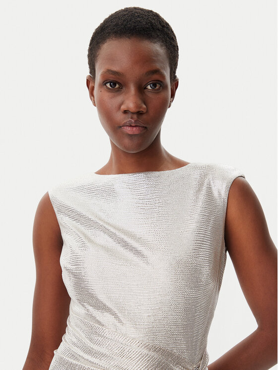 LAUREN RALPH LAUREN Lauren Ralph Lauren Rochie de seară Long Grown 253771574 Auriu Regular Fit