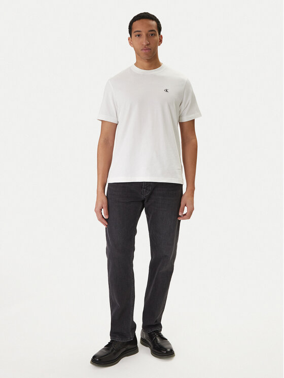 Calvin Klein Jeans Calvin Klein Jeans T-shirt Easy Monologo LV04RC275G Bijela Regular Fit