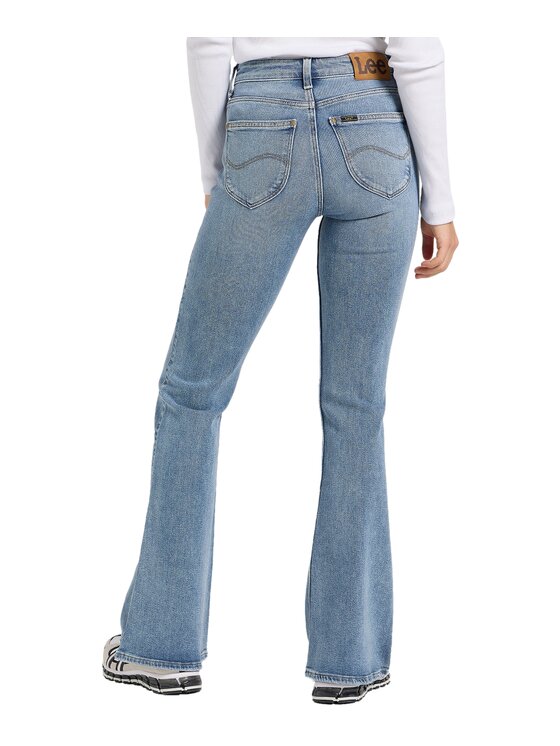 Lee Lee Jeansy Breese Niebieski Wide Leg