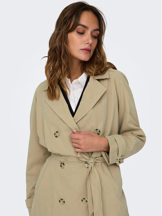 JDY JDY Trencz Panther 15281785 Beżowy Regular Fit