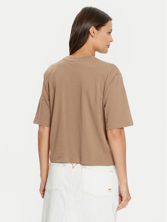 Guess Guess Футболка V4YI06 I3Z14 Коричневий Boxy Fit