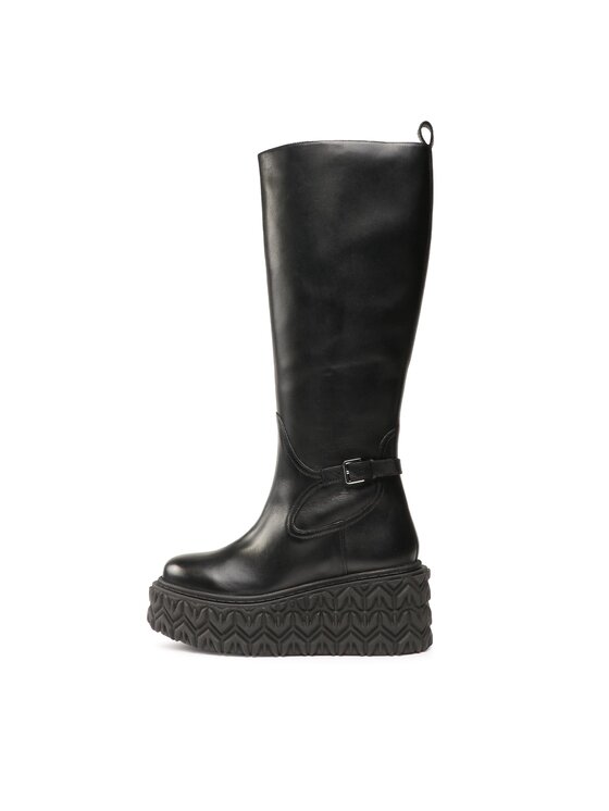 Patrizia Pepe Patrizia Pepe Ботуши 8Y0057/L078-K103 Черен