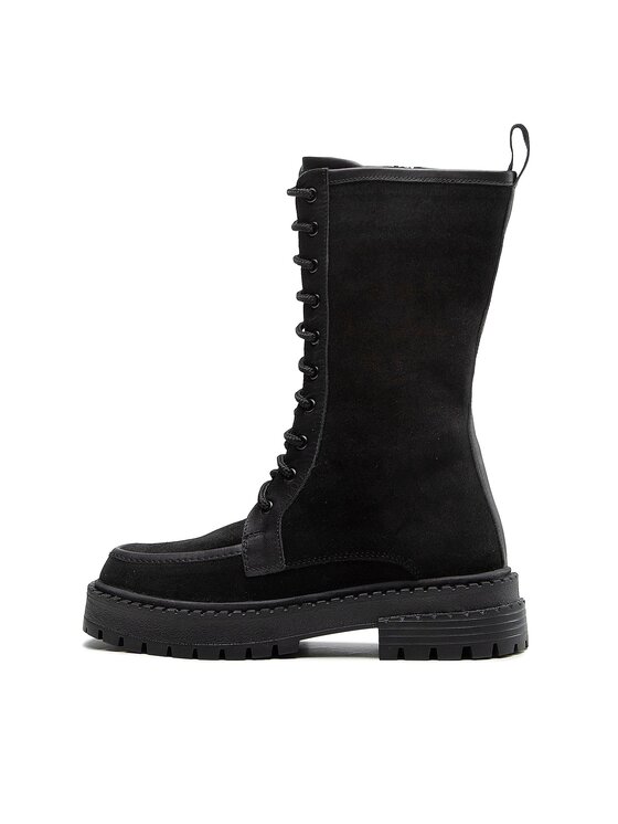 Simple Simple Schnürstiefeletten SL-52-02-000089 Schwarz