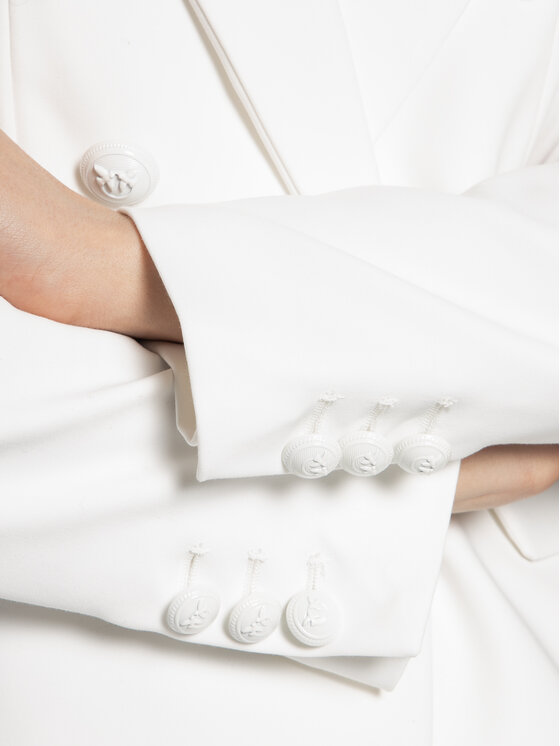 PINKO Pinko Sakko Grondaie PE 20 BLK01 1G14TE 2845 Weiß Slim Fit