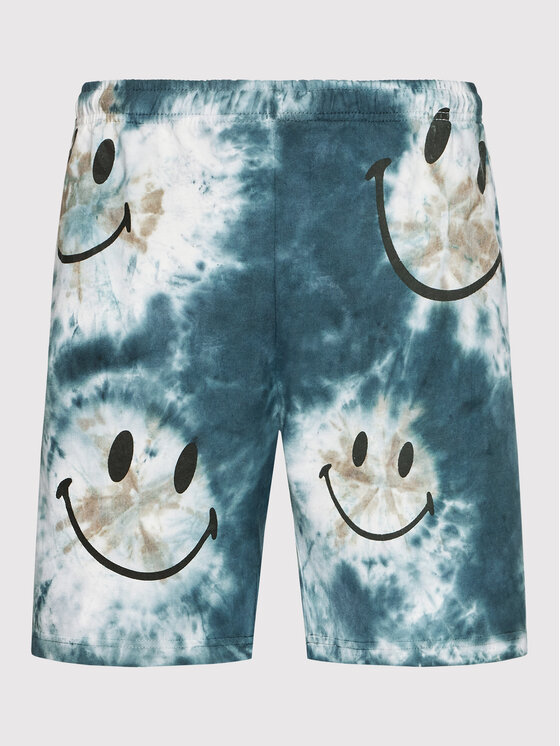 Market Market Športne kratke hlače Unisex SMILEY Shibori Dye 395000526 Siva Regular Fit