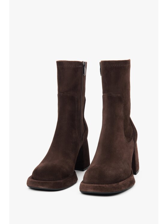 Estro Estro Členková obuv ER00118410 Hnedá