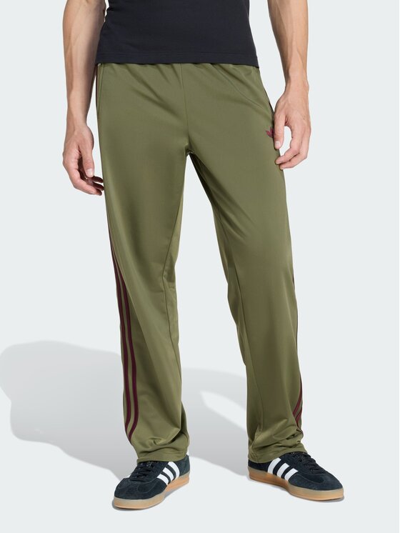 adidas adidas Spodnie dresowe FIREBIRD Zielony Regular Fit
