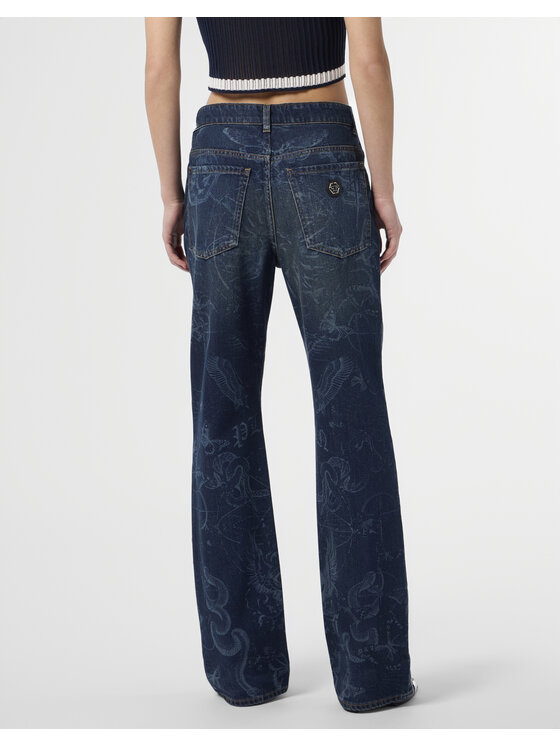 PHILIPP PLEIN PHILIPP PLEIN Džínsy 29755 Čierna Straight Fit