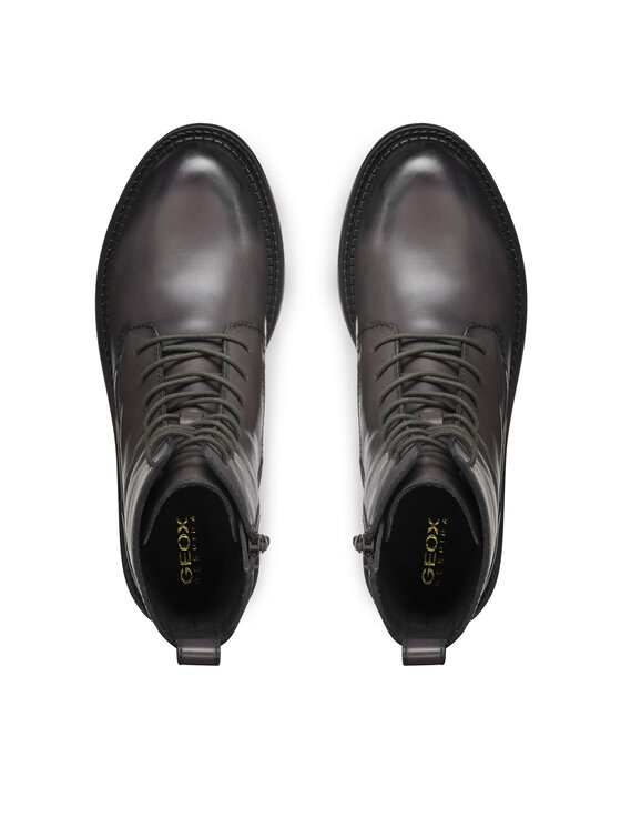 Geox Geox Polokozačky D Serilda D46WYG 00043 C6029 Hnědá