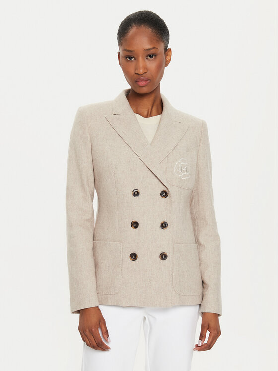 Marella Sako Romagna 2423046044 Béžová Slim Fit