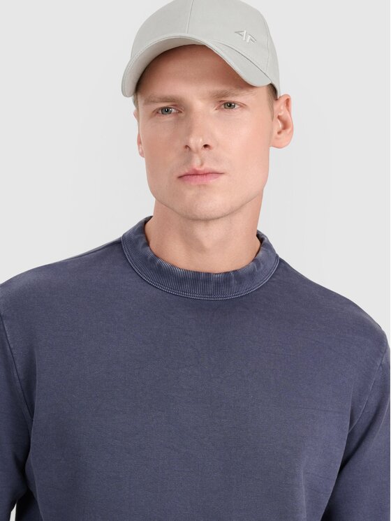 4F 4F Felpa 4FWSS25TSWSM1739-22S Nero Regular Fit