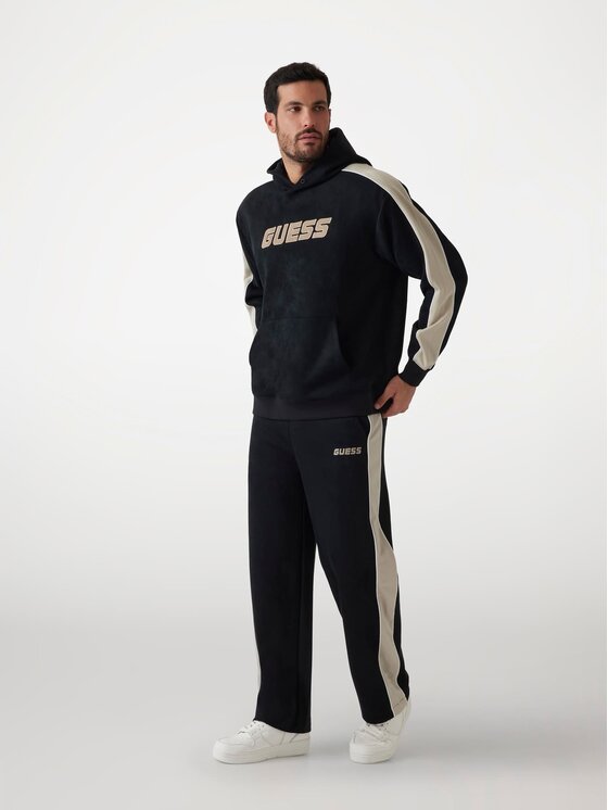 Guess Guess Spodnie materiałowe 171181 Czarny Regular Fit