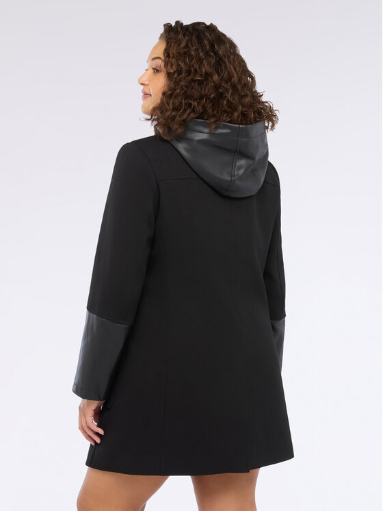 Fiorella Rubino Fiorella Rubino Płaszcz zimowy 0233T000334N033 Czarny Regular Fit