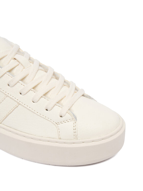 D.A.T.E. D.A.T.E. Sneakersy Hill Low Fur Platform W431-HPF-MN Écru