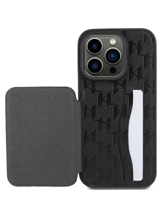 KARL LAGERFELD KARL LAGERFELD Etui na telefon iPhone 15 Pro Czarny