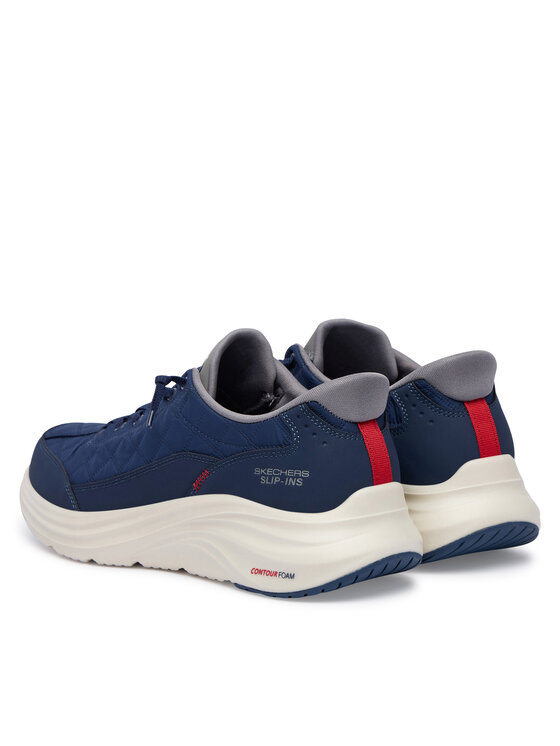 Skechers Skechers Sneakersy Slip-Ins: Contour Foam - Cozy Fit 232619/NVGY Granatowy