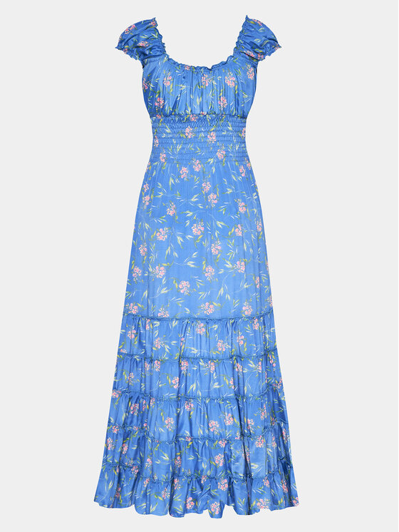 Iconique Iconique Rochie de vară IC23 138 Albastru Regular Fit